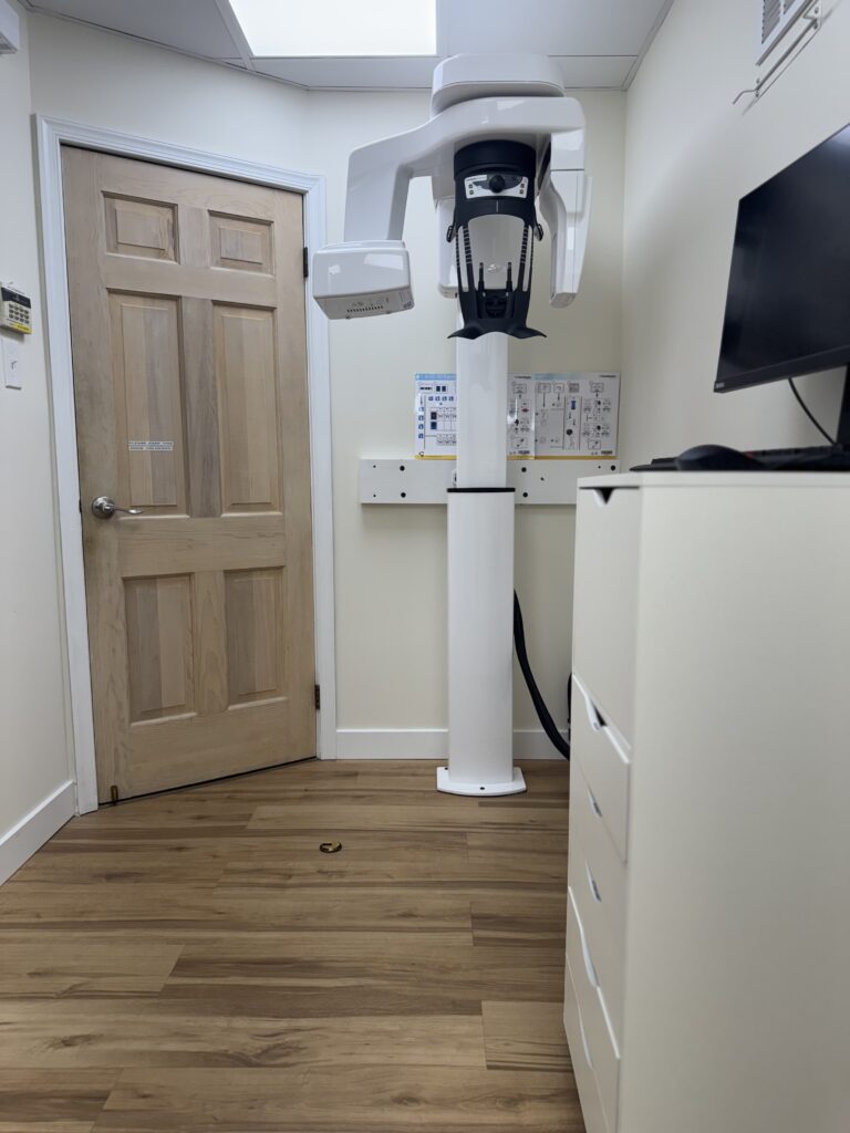Advanced digital X-ray and CBCT imaging equipment at Main Street Dental Center in Collegeville, Pennsylvania, used for precise and comfortable dental diagnostics.